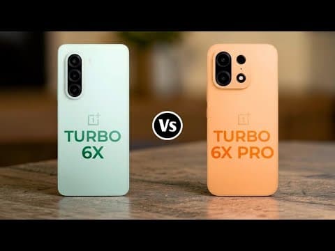 OnePlus Turbo 6X Vs OnePlus Turbo 6X Pro
