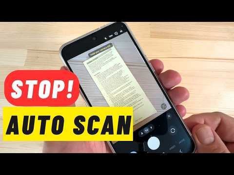 How to STOP Auto Scan Documents on Samsung Galaxy Phones