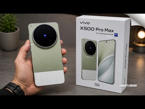 Vivo X500 Pro Max Hands On Video Leak 🔥 Specs & Release Date Leaks