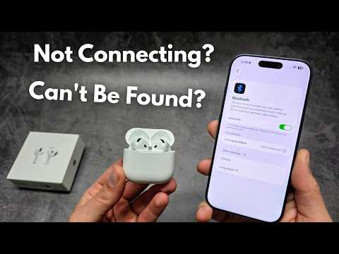 How to FIX - AirPods Not Showing up in Bluetooth - AirPods 5, 4, 3, 2, 1 + Pro 3, Pro 2, Pro