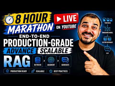 Build Enterprise-Grade RAG Applications | LIVE 8-Hour Marathon