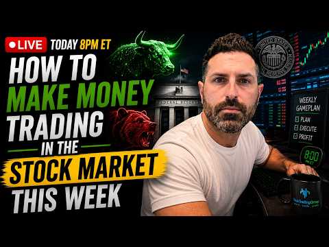 📈 Stock Market Outlook: Fed Minutes, AI Rotation & How To Make Money This Week – LIVE @ 8:00PM ET
