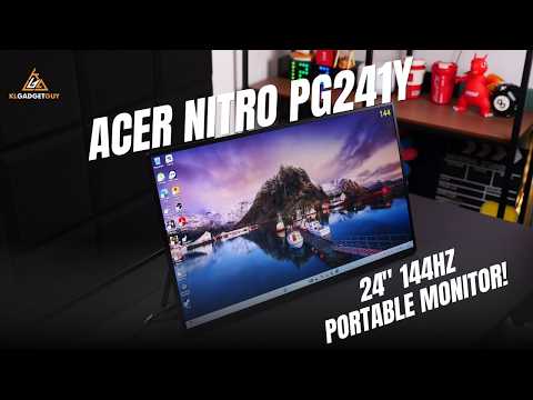 Acer Nitro PG241Y Review - 24" 144Hz Portable Gaming Monitor for RM499!
