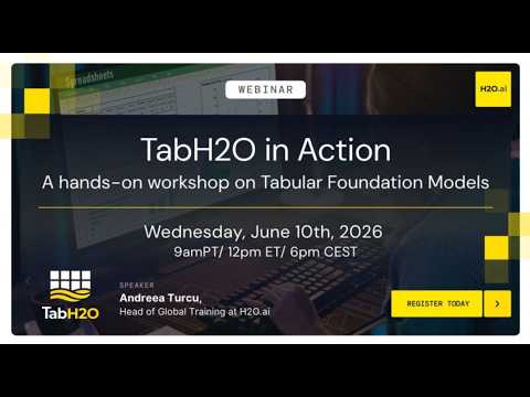 TabH2O in Action: Predictions From Your Spreadsheet | Full Webinar