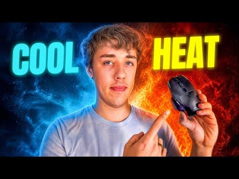 This Mouse Has Cooling, Heat, and 8K Polling Rate - Black Shark Funcooler Mouse Review