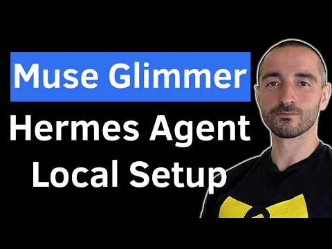 Muse Glimmer + Hermes Agent Complete Free Local Tutorial | Agentic Coding & Research AI Agent