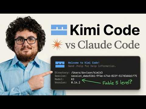 Kimi Code vs Claude Code: Is Kimi K3 Really Fable 5 Level? (Tested)