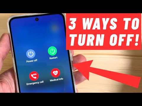 How to Turn Off & Restart Samsung Galaxy Without Buttons