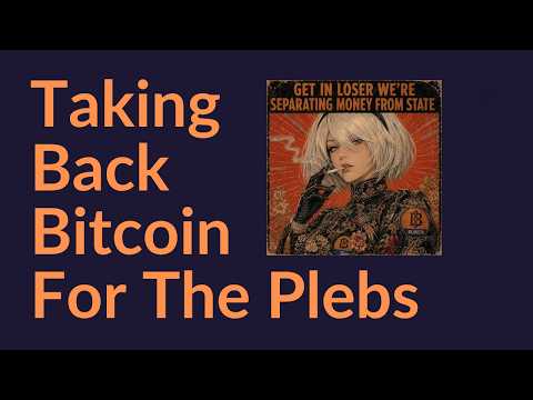 Taking Back Bitcoin For The Plebs