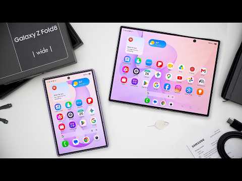 Samsung Galaxy Z Fold8 (wide) Unboxing, Hands-On & Everything You Need To Know! (Lavender)
