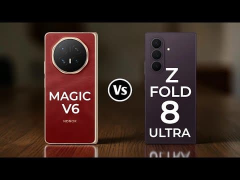 Honor Magic V6 Vs Samsung Galaxy Z Fold 8 Ultra