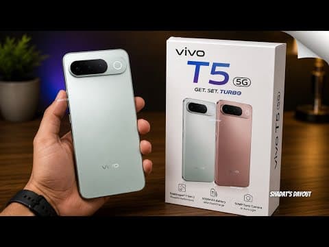 vivo T5 5G Officially Coming! 🔥 Full Specs, Launch Date & Expected Price