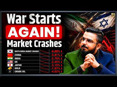 War Starts Again! Iran ๐ฎ๐ท Attacks Israel ๐ฎ๐ฑ Stock Market Crash