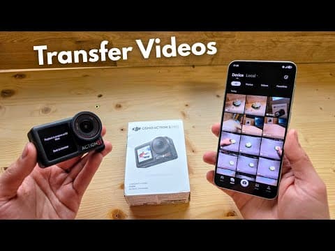 Transfer Footage from DJI Osmo Action 5 Pro to Smartphone (Android & iPhone)