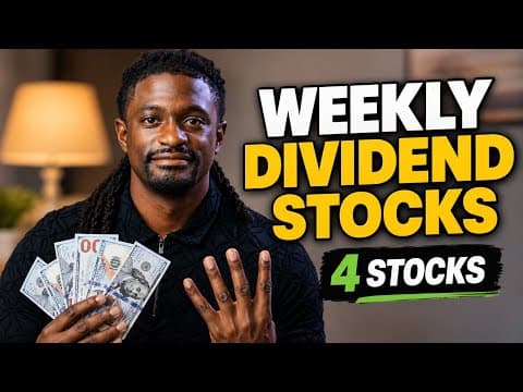 Weekly DIVIDENDS ‼️ Every Single Week With These 4 Stocks ‼️