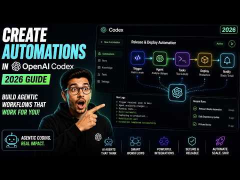 How To Create Automations In OpenAI Codex 2026: A Complete Agentic Workflow Guide For Developers!