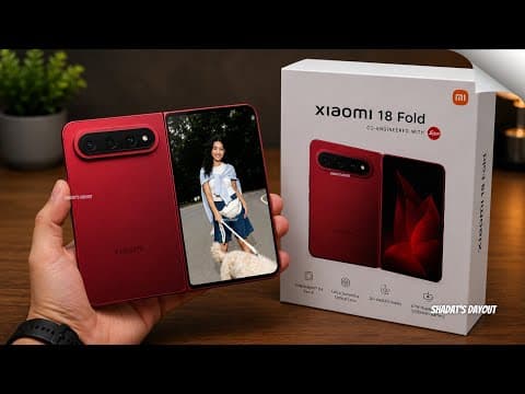 Xiaomi 18 Fold First Look, Features, Specs, Price, Release Date
