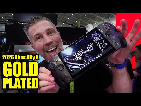 2026 ROG Xbox Ally X - GOLD PLATED 1400 Nits OLED 120 hz Goodness! 20th Anniversary Edition!