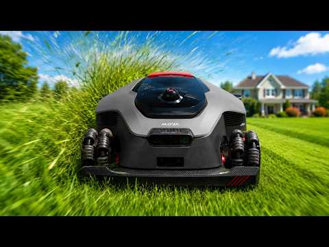 This Robot Lawn Mower Sees Your Yard in 3D - MOVA LiDAX Ultra 3000 AWD