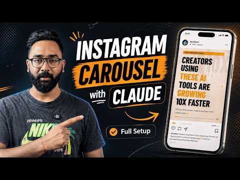 Claude AI Creates Instagram Carousels For You (No Design Needed)