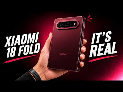 Xiaomi 18 Fold Real Look—Fastest Foldable Phone!!