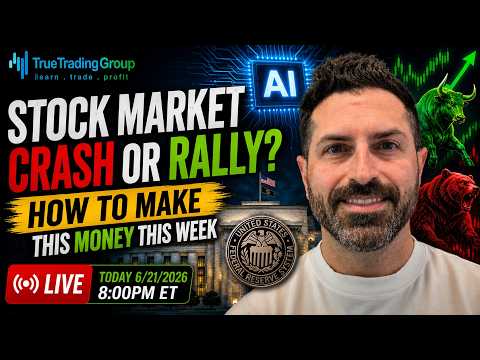 🚨 Stock Market Crash or Rally Incoming? + How To Make Money This Week - LIVE at 8pm ET