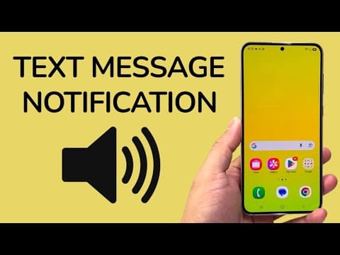 How To Change Text Message Notification Ringtone On Android Phone
