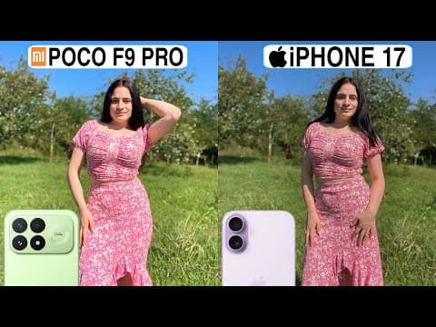 Poco F9 Pro Vs iPhone 17 Camera Test Comparison Full Review