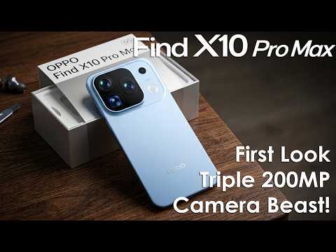 Oppo Find X10 Pro Max First Look: Triple 200MP Camera Beast!