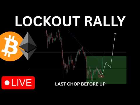 CRYPTO LIVE - BITCOIN LAST CHOP BEFORE UP, ALTCOINS READY FOR TAKEOFF