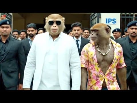 bandar bhai ka lafra | Top 30 Bollywood Action Videos | Bandar ka funny video @BandarApnaDost