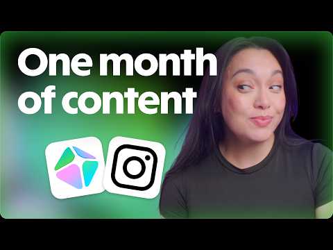 How to Make a Month of Instagram Content in One Sitting (Using AI)