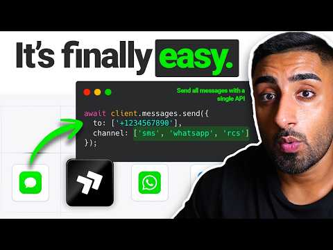 The EASIEST & CHEAPEST way to send messages with your app (SMS/WhatsApp/RCS)