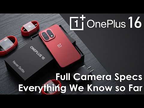 OnePlus 16 Full Camera Specs LEAKED! Everything We Know so Far