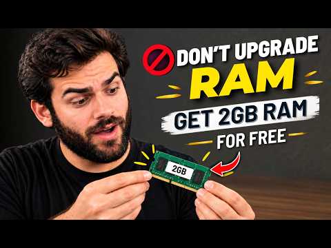 Can't Upgrade RAM? Do THIS Instead! (Get Approx 2GB RAM Free)