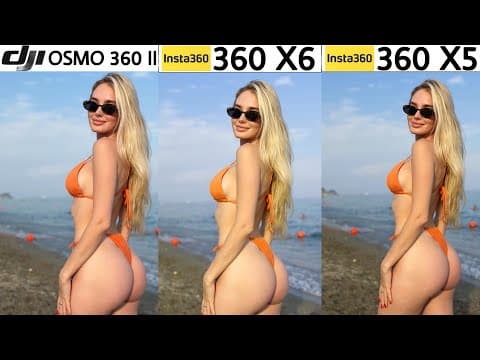 DJI Osmo 360 II VS INSTA360 X6 VS INSTA360 X5 Full Camera Test And Review