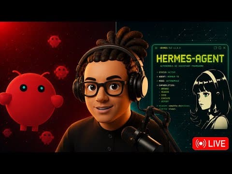 LIVE: OpenClaw & Hermes Agent (Watch Me Work)