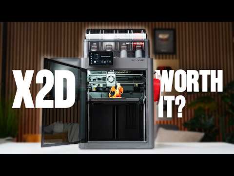 Is The BAMBU LAB X2D 3D Printer WORTH IT? In Depth REVIEW