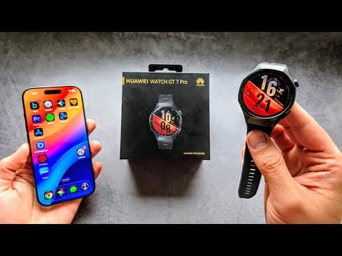 Setup & Pair - Huawei Watch GT 7 Pro with iPhone iOS + How to Use it