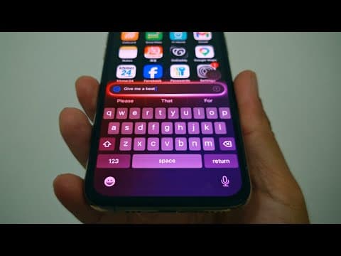 iOS 18 Siri Give me a Beat 🤛
