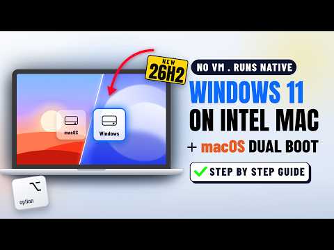 How to Dual Boot macOS and Windows 11 on an INTEL Mac (*NEW UPDATE*)
