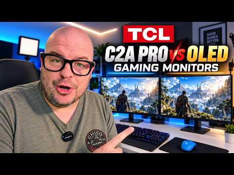 TCL C2A Pro QD-Mini LED Gaming Monitor Review vs OLED Monitor