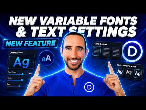 New Features. 👀 Variable Fonts & Text Styling Options!