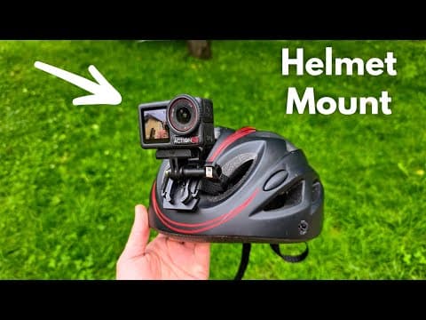 How to Mount DJI Osmo Action Camera 5 Pro to HELMET