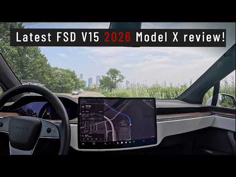 LATEST FSD 2026 Model X review - HERVEs WORLD- episode 754