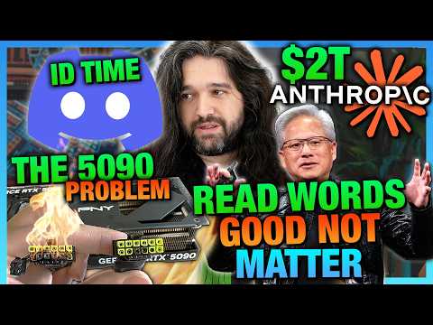 HW News - Discord ID Verification Fail, 5090s Too Valuable for RMA, Jensen is Just Like Us