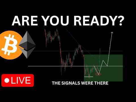 CRYPTO LIVE - BITCOIN BREAKOUT WATCH, DID YOU LISTEN?