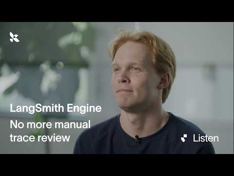 How Listen Labs stopped reviewing traces manually with LangSmith Engine