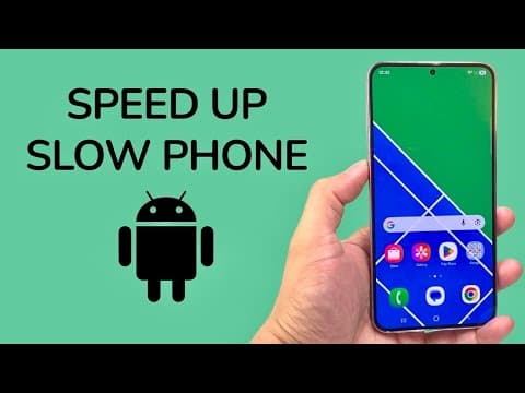 How To Speed Up A Slow Android Phone