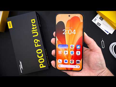 POCO F9 Ultra Unboxing, Hands-On & First Impressions! (Black)